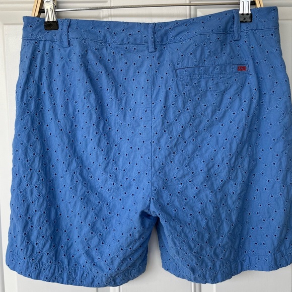 •Izod• Cornflower Blue Eyelet Shorts - Size 10 - Picture 6 of 9